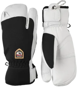 Hestra army leather patrol 3 finger glove ski boot