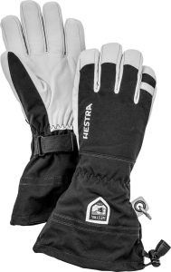 Hestra army leather heli ski 5 finger glove 2025 ski boot